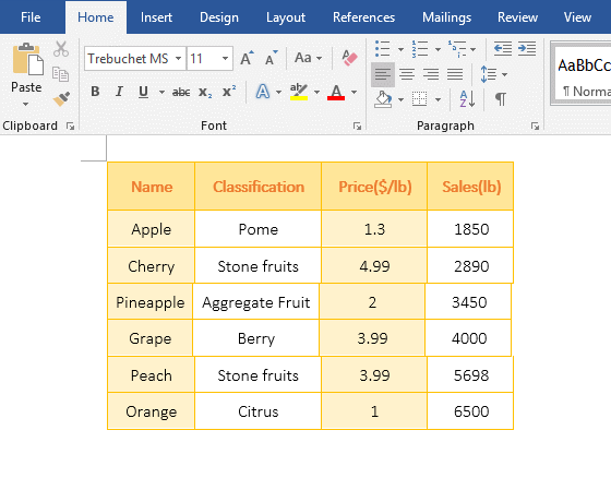  How to Copy a table in Word