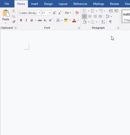 Check if it is caused by Add-ins in Word