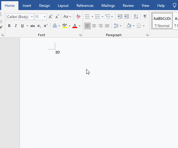 How to insert degree celsius symbol in Word