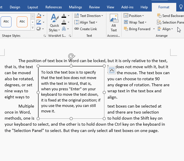 More Layout Options in Word