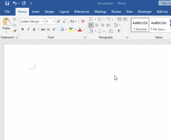 How to save a Word document