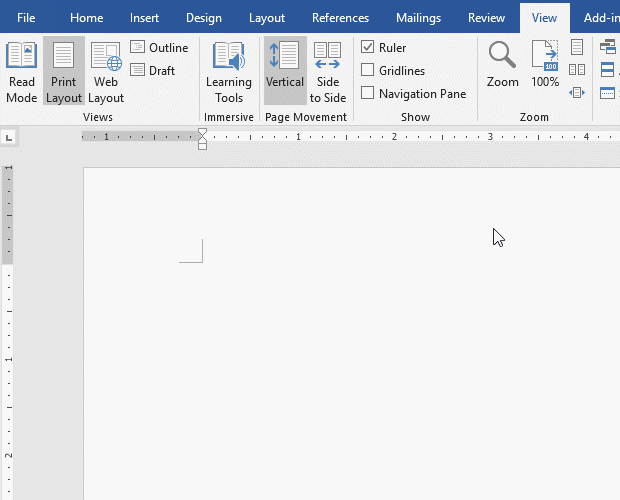 how-to-show-ruler-gridlines-and-navigation-pane-in-word-with-changing