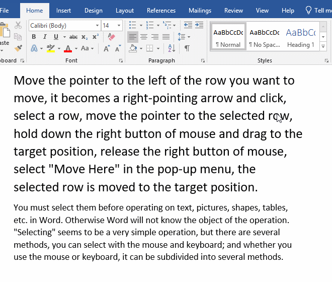 Increase the font size and keep the line spacing unchanged in Word