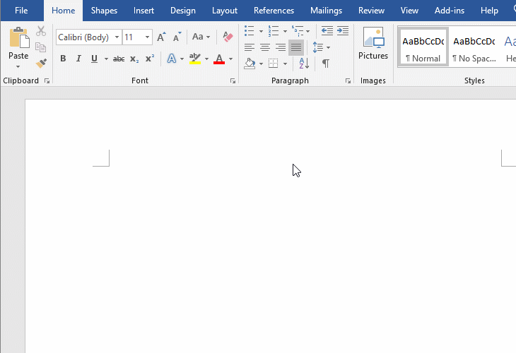 Reset the custom Ribbon in Word