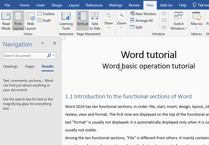 Find Graphics, Tables, Eqations, Footnotes/Endnotes and Comments in Word