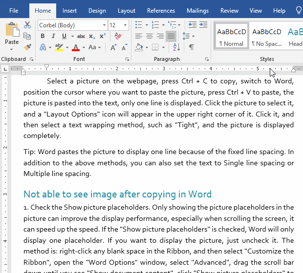 where is the paragraph dialog box launcher in word 2013