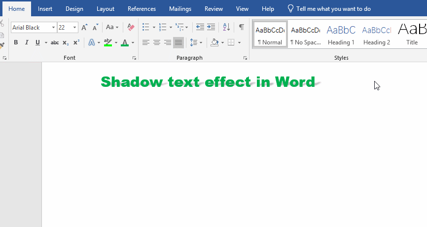 How to change the default stylistic set in Word