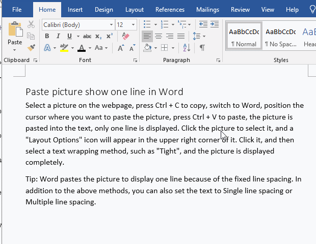 Paragraph border in Word