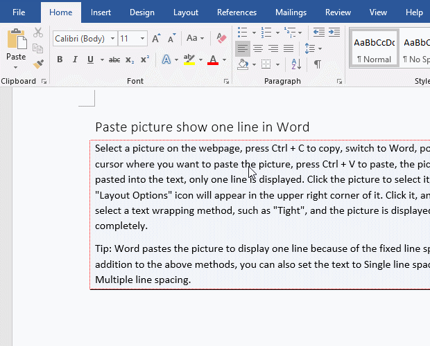 How to view paragraph marks in Word