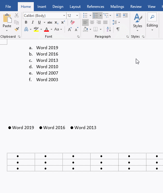 How to customize numbering format in Word