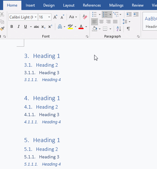 The Multilevel list is disordered, how to solve it