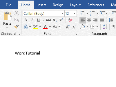 how to put a dot between words in Microsoft Word