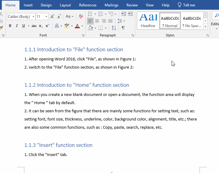 How to change heading styles in Word