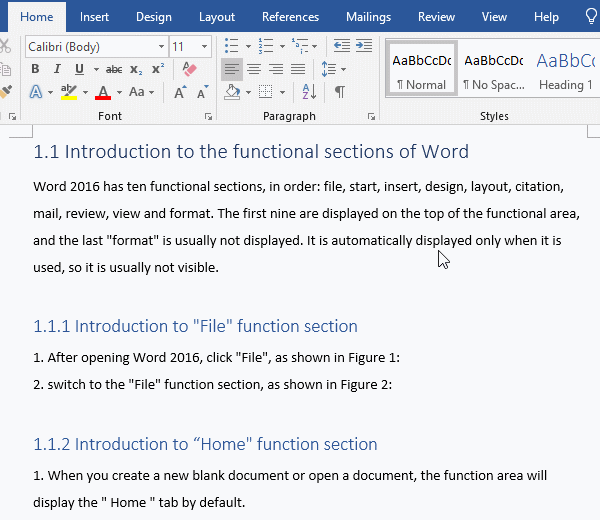 Sort paragraphs with header row in Word
