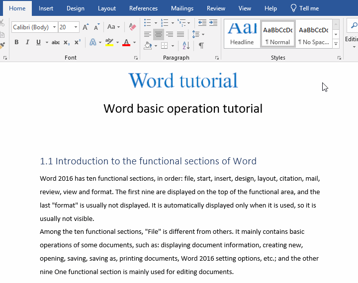 How to change the style used by multiple paragraphs in Word