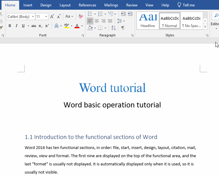 How to manage styles in Word