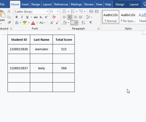 how to add a column to a table in Word