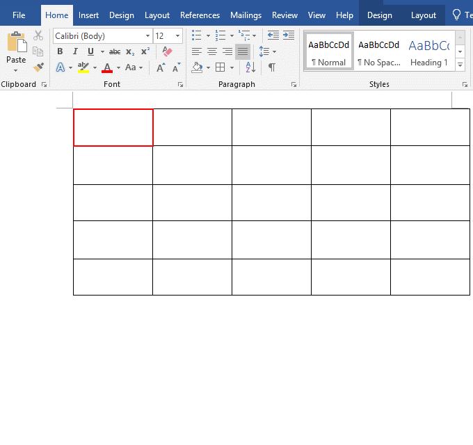 How to use shading in Word